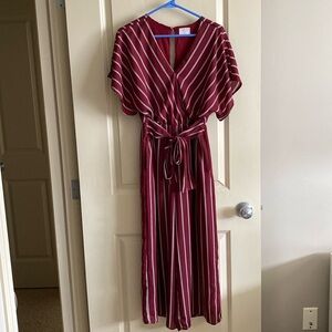 Sienne Sky red stripe jumpsuit